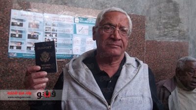 مصري أمريكي يصوت بـ 