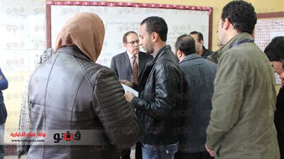 بالصور..مندوبو الاتحاد الأوربى يتابعون الاستفتاء في لجان السيدة زينب