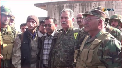 بالصور.. مقاتلو البيشمركة في كوباني: نحلم بوحدة كردستان