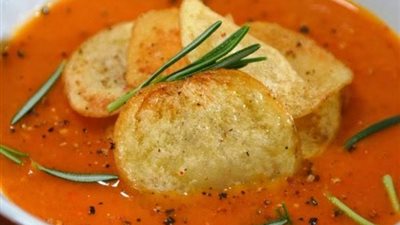 شوربة الطماطم على طريقة الشيف ريمو