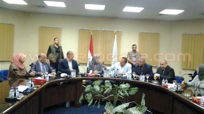 بالصور.. محافظ الشرقية يستقبل وزيرة القوى العاملة