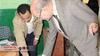 محافظ الجيزة يتفقد لجان الاستفتاء على الدستور