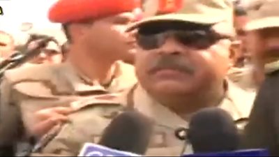 بالفيديو.. قائد الجيش الثاني يتفقد لجان الاستفتاء بدمياط