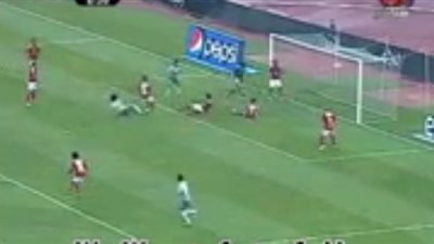 بالفيديو.. باسم مرسي يتقدم بالهدف الأول للإنتاج في مرمى الأهلي