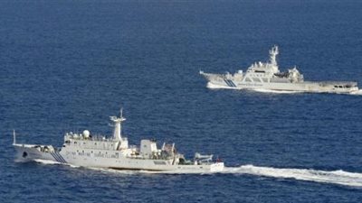 4 سفن مراقبة صينية تغادر المياه اليابانية