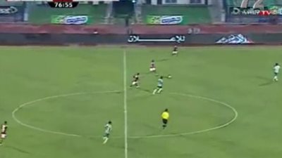 بالفيديو.. السيد حمدي يتقدم بالهدف الثالث للأهلي في الإنتاج الحربي