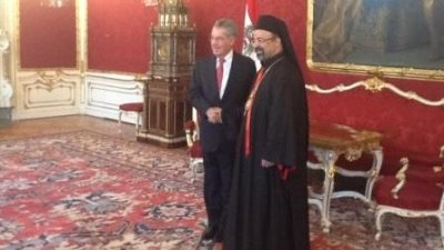 بطريرك الأقباط الكاثوليك يلتقي الرئيس النمساوي بفيينا
