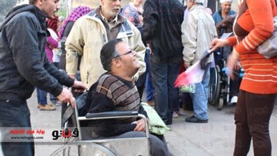 إقبال مكثف من ذوي الاحتياجات الخاصة بـ«نوبار الإعدادية» في عابدين