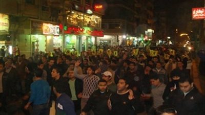 مسيرة للإرهابية بالهرم «لإسقاط الدستور»