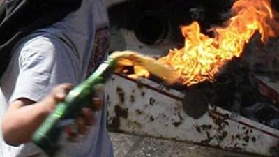 القبض على عناصر للإرهابية يحملون المولوتوف أمام 