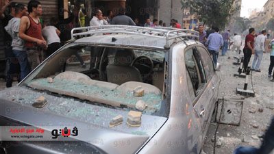 اشتباكات بين إرهابيي المحظورة والشرطة بميدان 