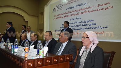 بالفيديو.. استبدال الدراجات النارية القديمة بأخرى جديدة في الفيوم