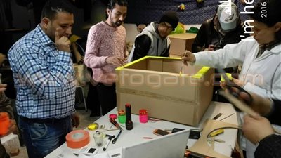 بالصور.. تكريم فوزي وحسني في تونس لنجاح ورش «عرائس وخيال الظل»