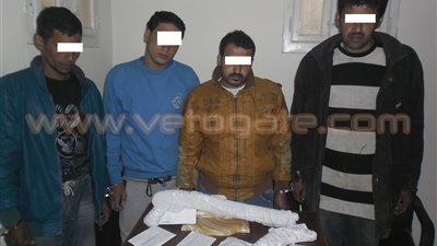ضبط 4 عاطلين بحوزتهم مواد مخدرة وسلاح في المنوفية