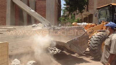 بالصور.. إزالة 35 حالة تعد على الأرضي الزراعية بالقليوبية