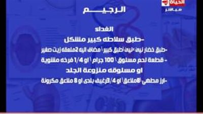 بالفيديو.. نظام غذائي مناسب لمرضى السمنة