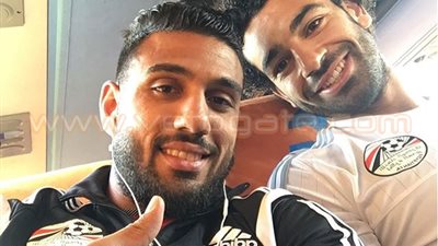 الشناوي مرحبا بـ«محمد صلاح»: «Welcome my bro»