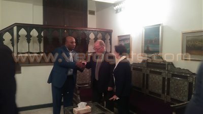 بالصور.. وصول وزير الثقافة والمكرمات للمسرح القومي