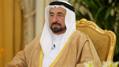 حاكم الشارقة يغادر مطار القاهرة