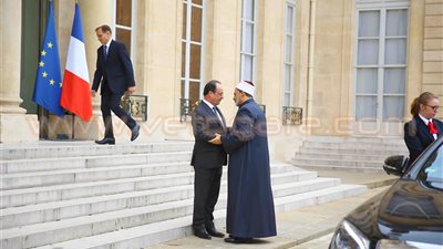 الرئيس الفرنسي للإمام الأكبر: نقدر دور الأزهر في مواجهة الإرهاب
