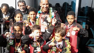 بالصور.. عودة بعثة «الدفاع عن النفس» للقاهرة بـ6 ميداليات