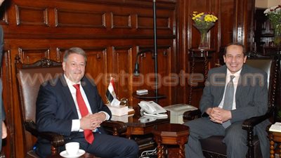 وزير الزراعة يستقبل نظيره النمساوي لبحث سبل التعاون بين البلدين