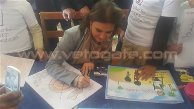 بالصور.. وزيرة التعاون الدولي تتفقد مدارس العلمين بمطروح