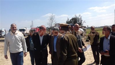 بالصور.. تخصيص أرض لإقامة نقطة تفتيش أمني بدمياط