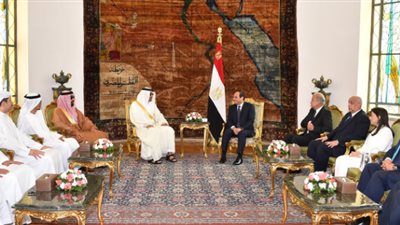أزمات «فلسطين وليبيا وسوريا» تتصدر مباحثات «السيسي» و«بن زايد»