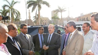محافظ بني سويف يتفقد المواقع المقترحة لمعارض «أهلا رمضان»