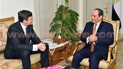 السيسي يبحث زيادة استثمارات فودافون في مصر.. يؤكد اهتمام الدولة بقطاع الاتصالات وتكنولوجيا المعلومات.. يستعرض خطط الدولة لإقامة مناطق تكنولوجية في مدن مصرية..رئيس المجموعة: مستعدون للمشاركة في التنمية