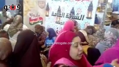 بالفيديو.. مشادات بين المواطنين بسبب الزحام في «أهلا رمضان»