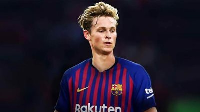 إصابة دي يونج لاعب برشلونة بموقعة مايوركا