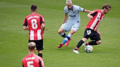 تعادل مثير بين أتلتيكو مدريد وبلباو في الليجا