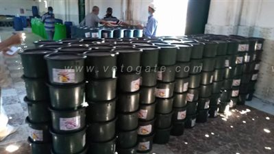 ضبط 21 طن مخللات عير صالحة بمصنع فى الدقهلية