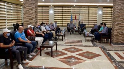 رئيس نادي الاتحاد يناقش استعدادات عودة النشاط الرياضي | صور