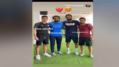 جنش ينشر صور لتدريباته مع مدافع الزمالك