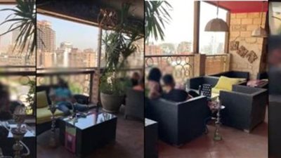 بالمخالفة لقرار الحظر.. ضبط كافتيريا داخل فندق بالدقي تقدم شيشة