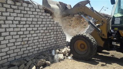 إزالة 43 حالة تعد على الأراضي الزراعية وأملاك الدولة بالبحيرة