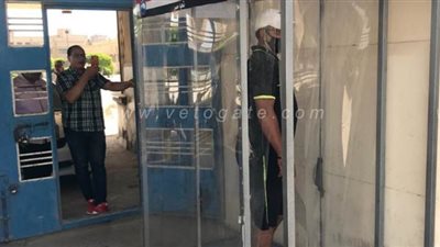 غزل المحلة يستعد لعودة الدوري بتركيب بوابات تعقيم على مداخل الاستاد