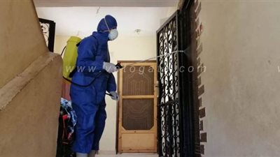 الطب الوقائي بجنوب سيناء يواصل تطهير منازل المخالطين لمصابي كورونا