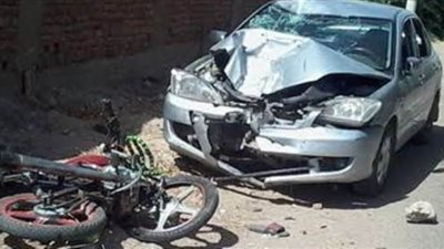 التحفظ على دراجة نارية تسببت في مصرع شخص وإصابة آخر بطريق البدرشين