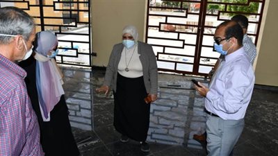 رئيس جامعة القناة تتابع تجهيزات البوابات استعدادا لامتحانات السنوات النهائية