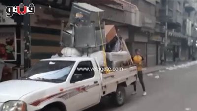 حملة مكبرة لشرطة المرافق بالدقهلية على الأسواق التجارية بالمنصورة | فيديو