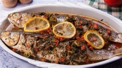 طريقة عمل سمك بورى دايت فى الفرن