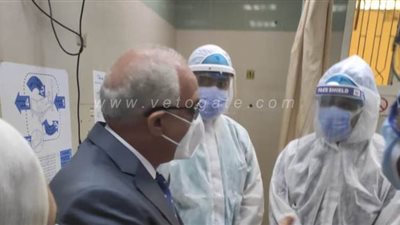 محافظ الجيزة يتفقد مستشفى ٦ أكتوبر المركزي بالدقي | صور