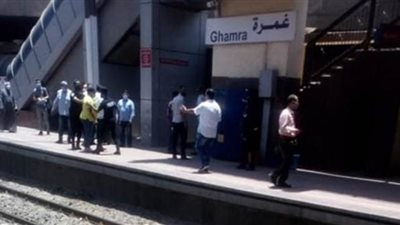 مصرع مسن أسفل عجلات مترو غمرة