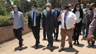 محافظ الجيزة يتفقد مستشفى حميات إمبابة