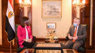 وزيرة الهجرة تستقبل السفير الأرميني لبحث سبل التعاون المشترك