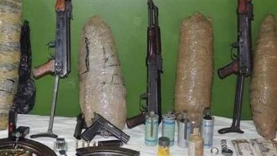 التحقيق مع 34 متهما بتجارة الحشيش والأسلحة النارية في الجيزة